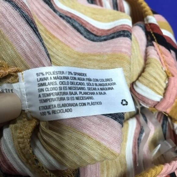 Wild Fable Size Medium Sleeveless Striped Jumpsuit Cropped Wide Legs Mod - Picture 11 of 11